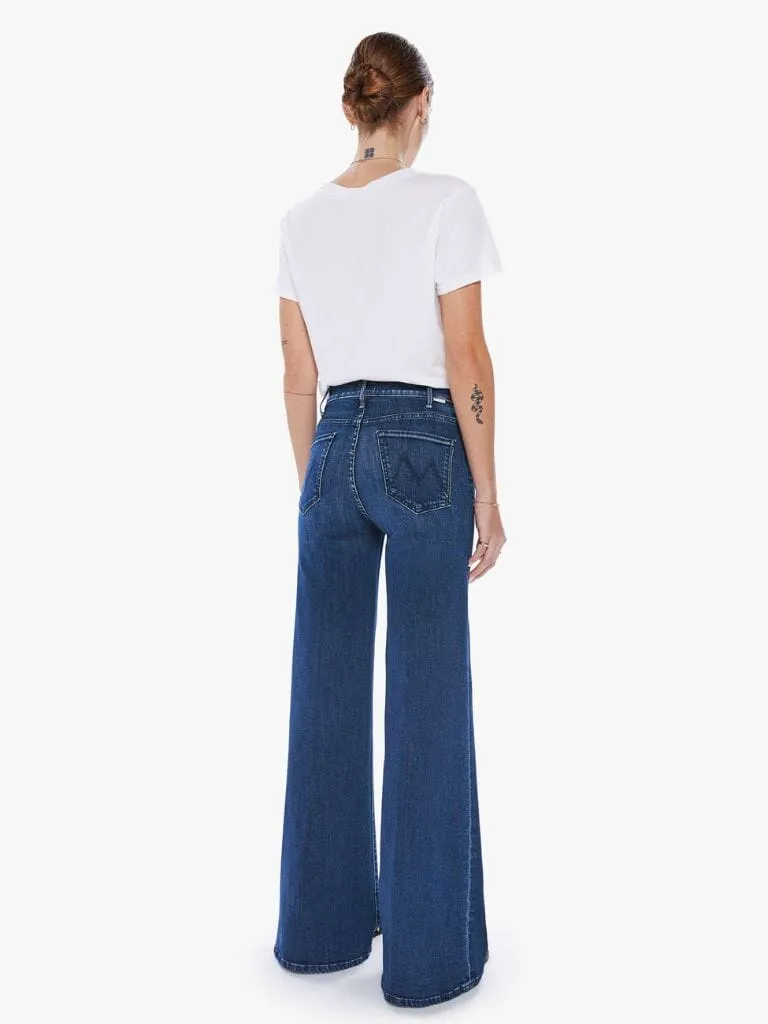 Mother Denim Hustler Roller Sneak Wide Leg Jeans - Heirloom