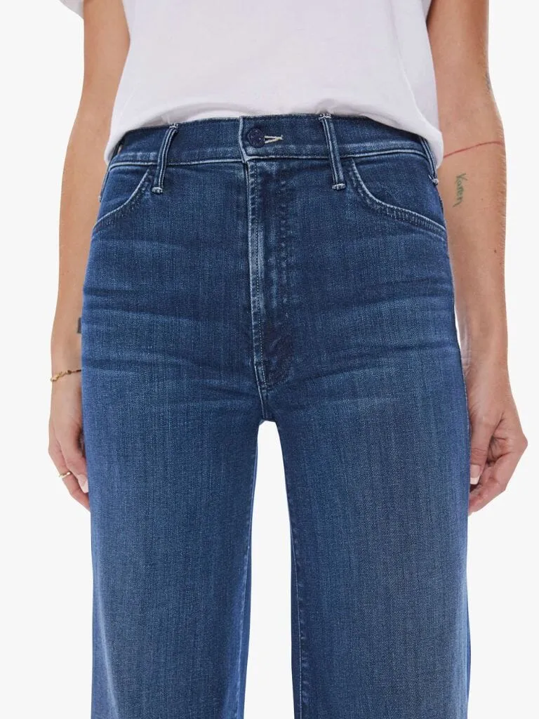 Mother Denim Hustler Roller Sneak Wide Leg Jeans - Heirloom