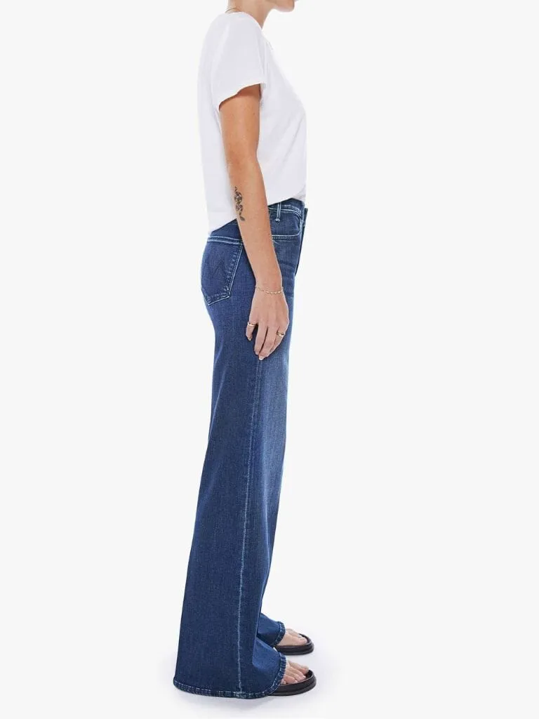 Mother Denim Hustler Roller Sneak Wide Leg Jeans - Heirloom