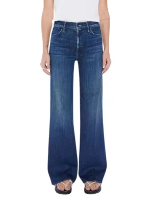 Mother Denim Hustler Roller Sneak Wide Leg Jeans - Heirloom
