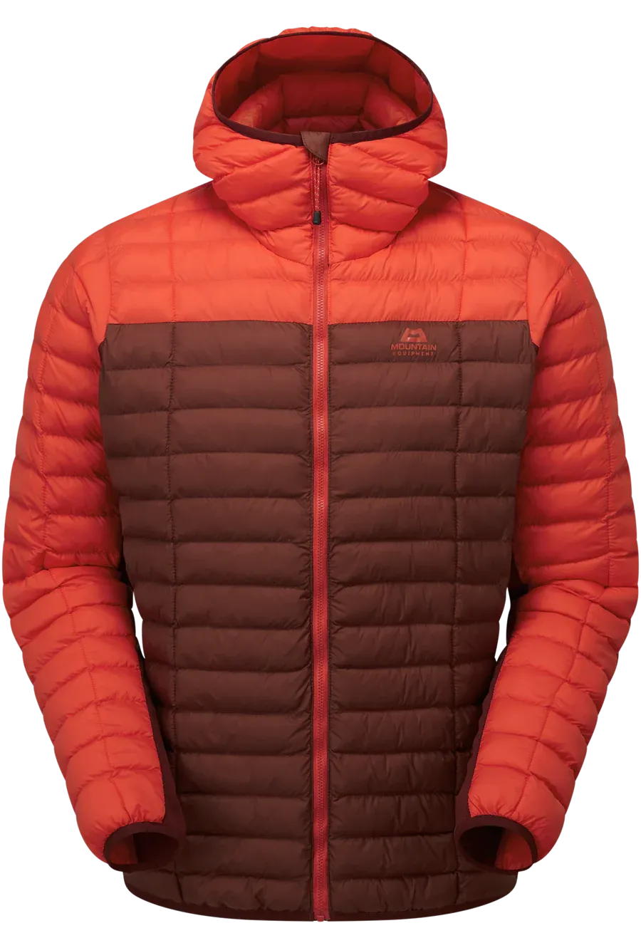 Mountain Equipment Particle Hooded Men's Jacket-Firedbrick/Cardinal