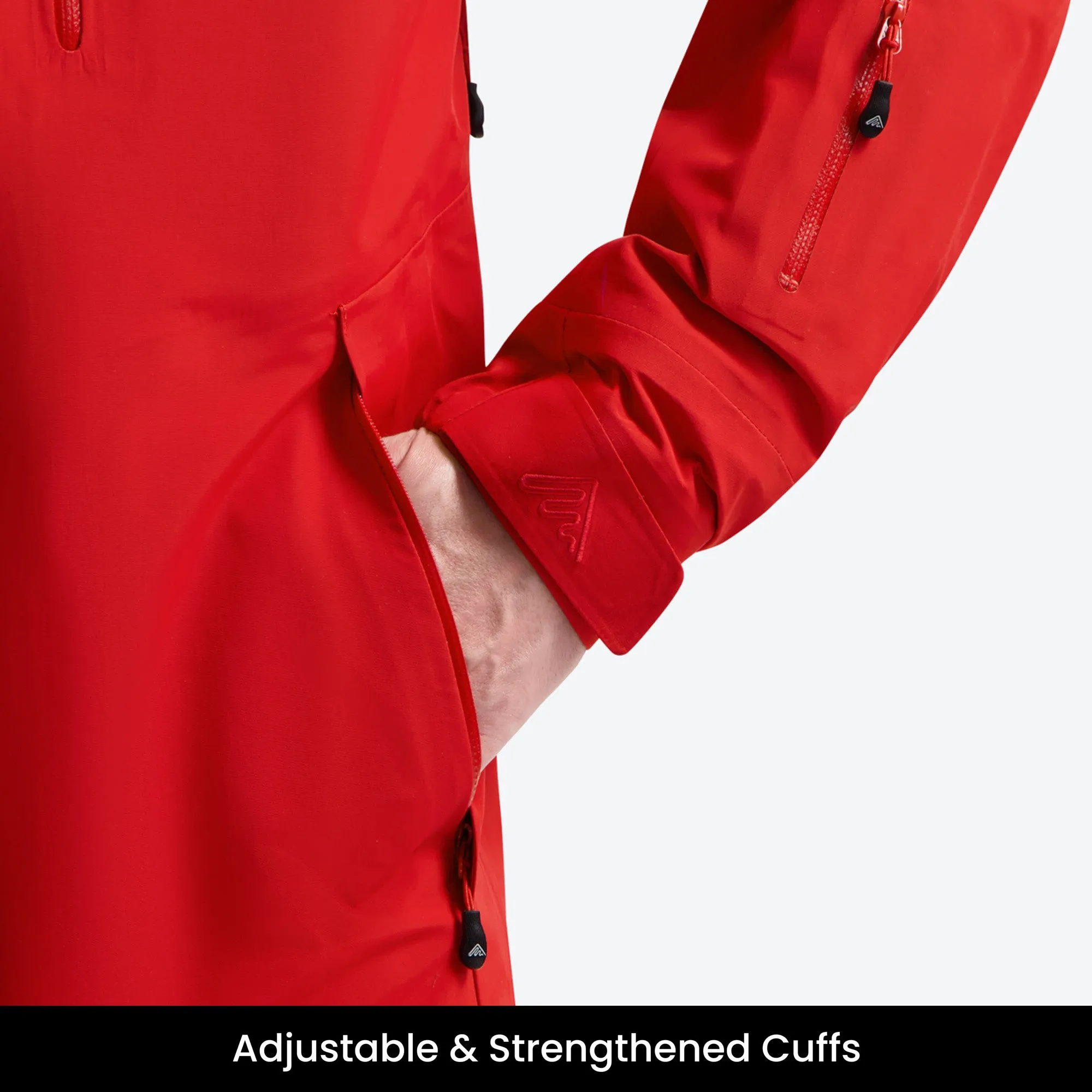 Mountain Hardshell Jacket Chili Red | Mens