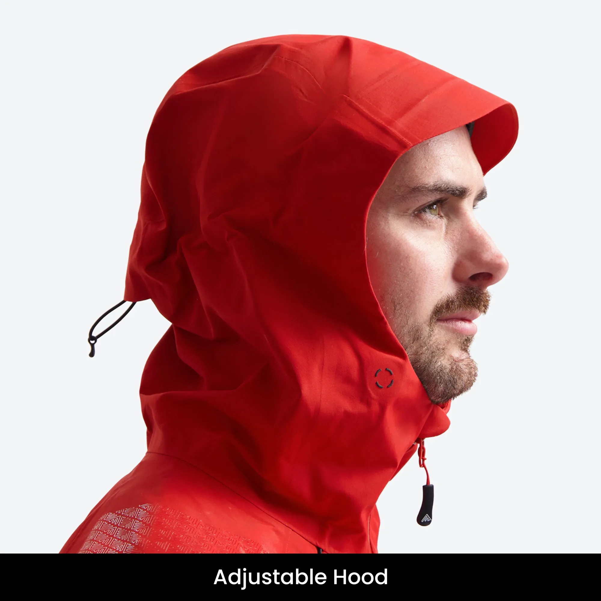 Mountain Hardshell Jacket Chili Red | Mens