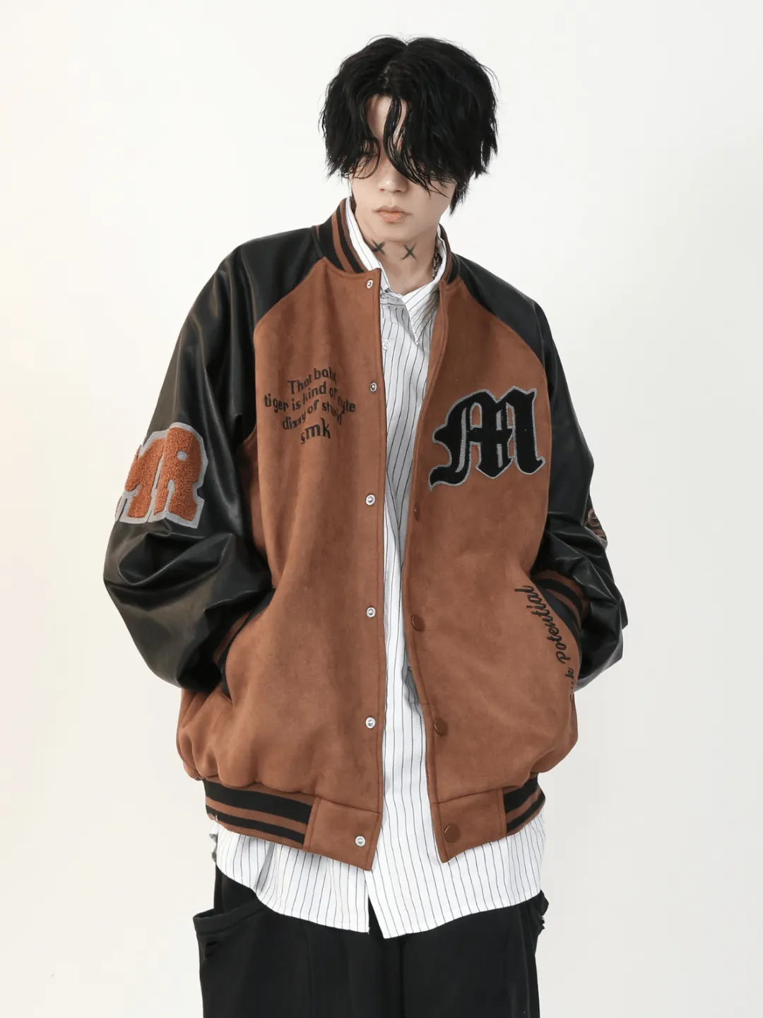 [MRNEARLY] high street baseball jacket na853