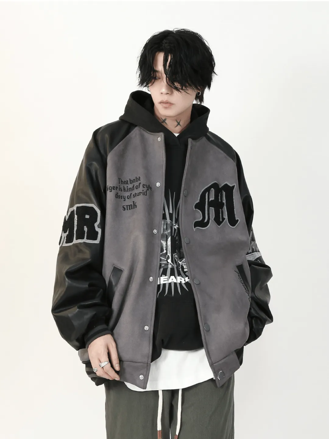 [MRNEARLY] high street baseball jacket na853