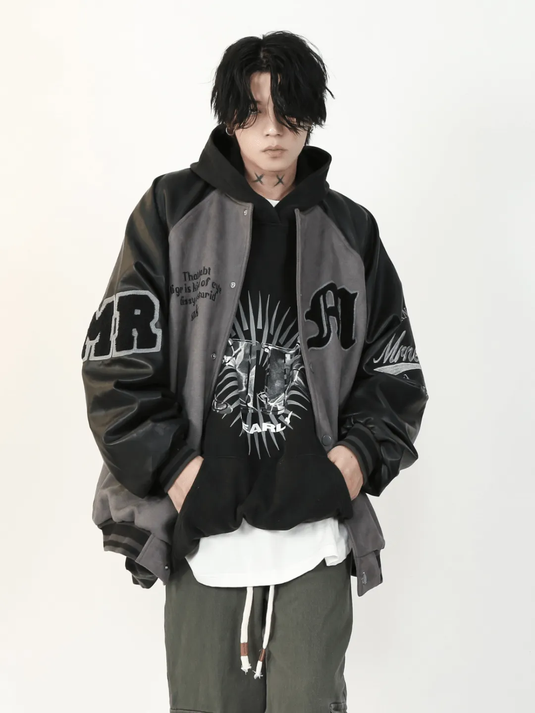 [MRNEARLY] high street baseball jacket na853