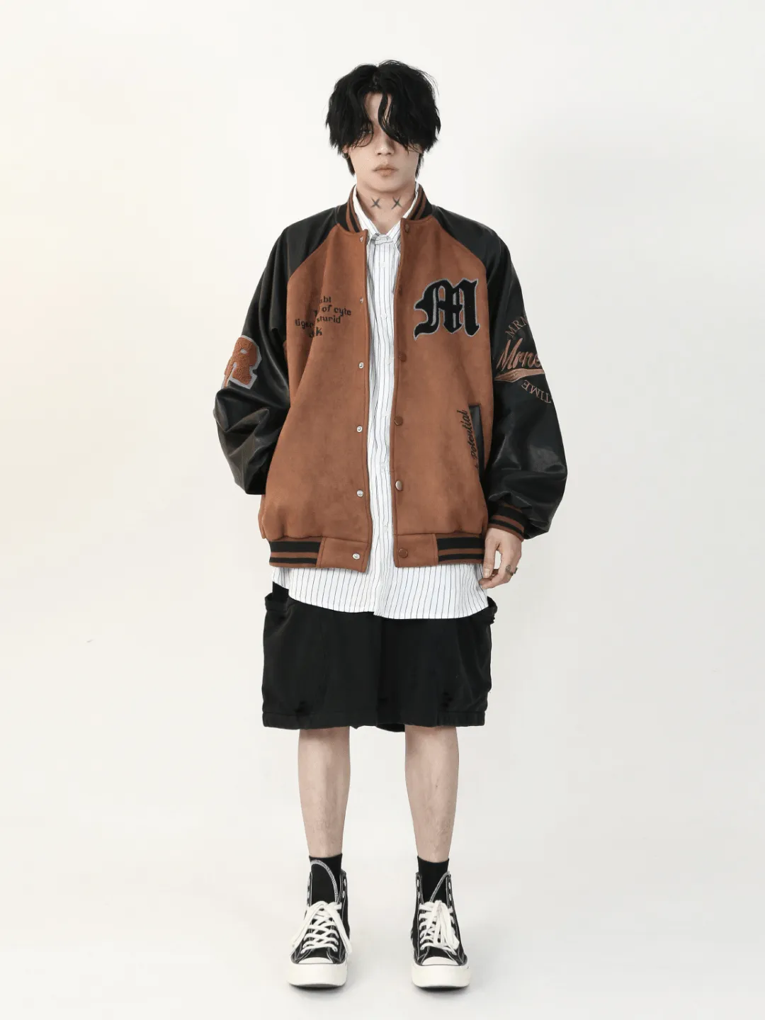 [MRNEARLY] high street baseball jacket na853