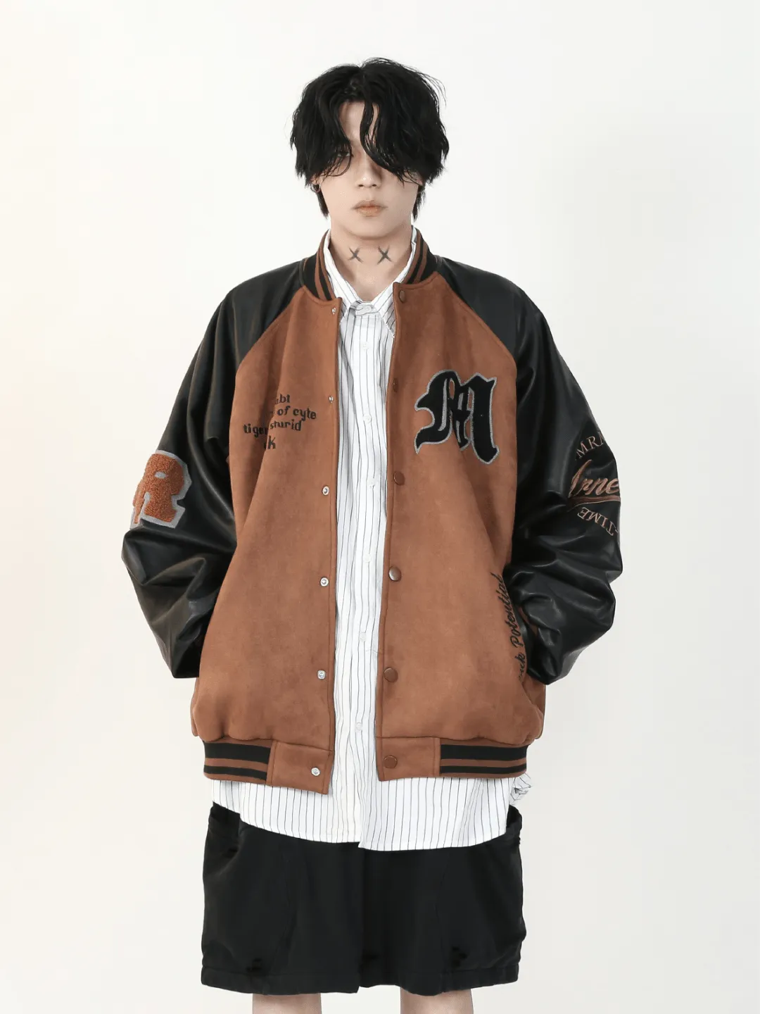 [MRNEARLY] high street baseball jacket na853