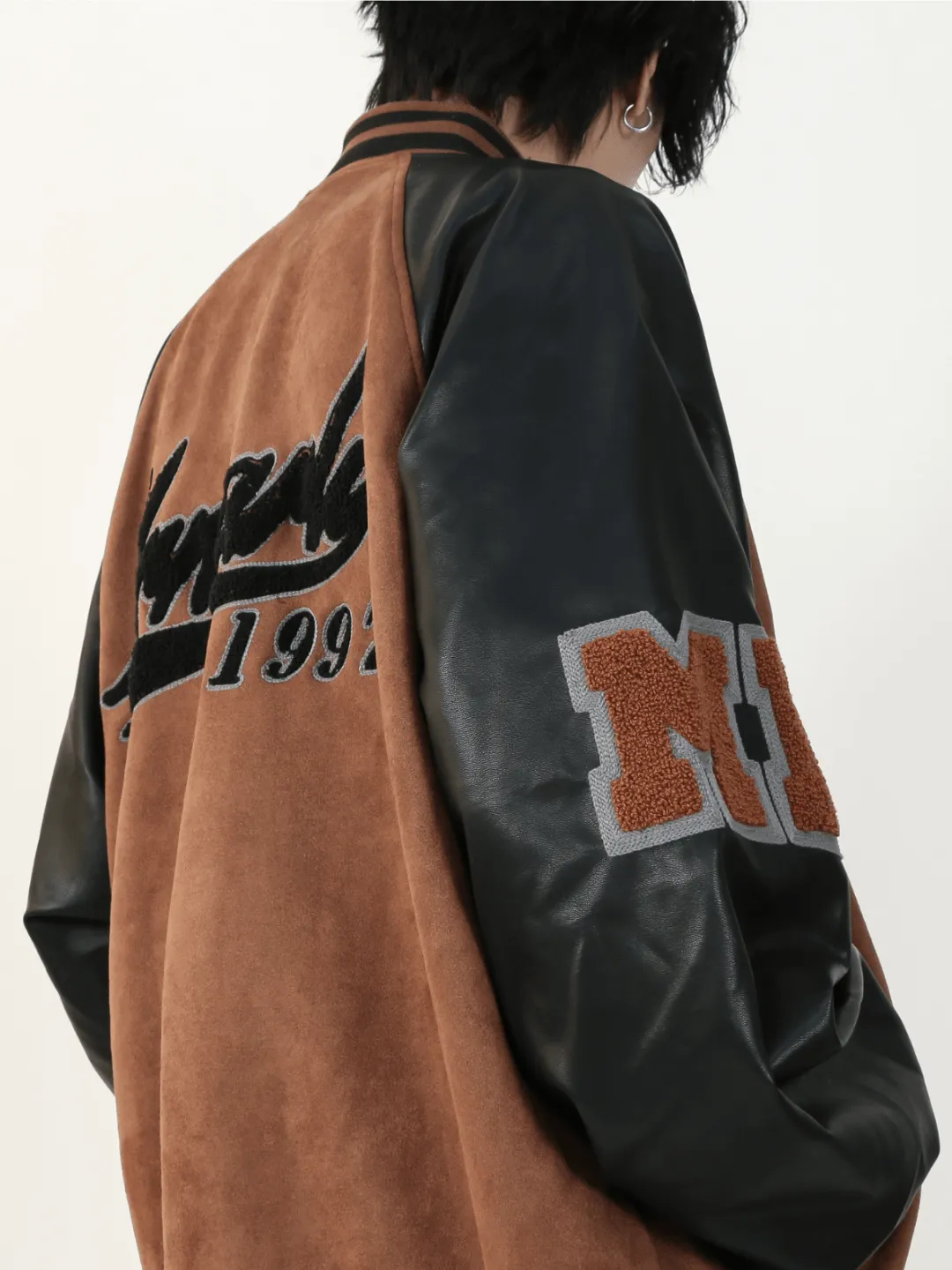 [MRNEARLY] high street baseball jacket na853