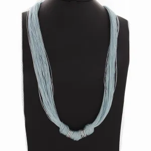 Multi-Strand knotted in center Cords "Grace Necklace"