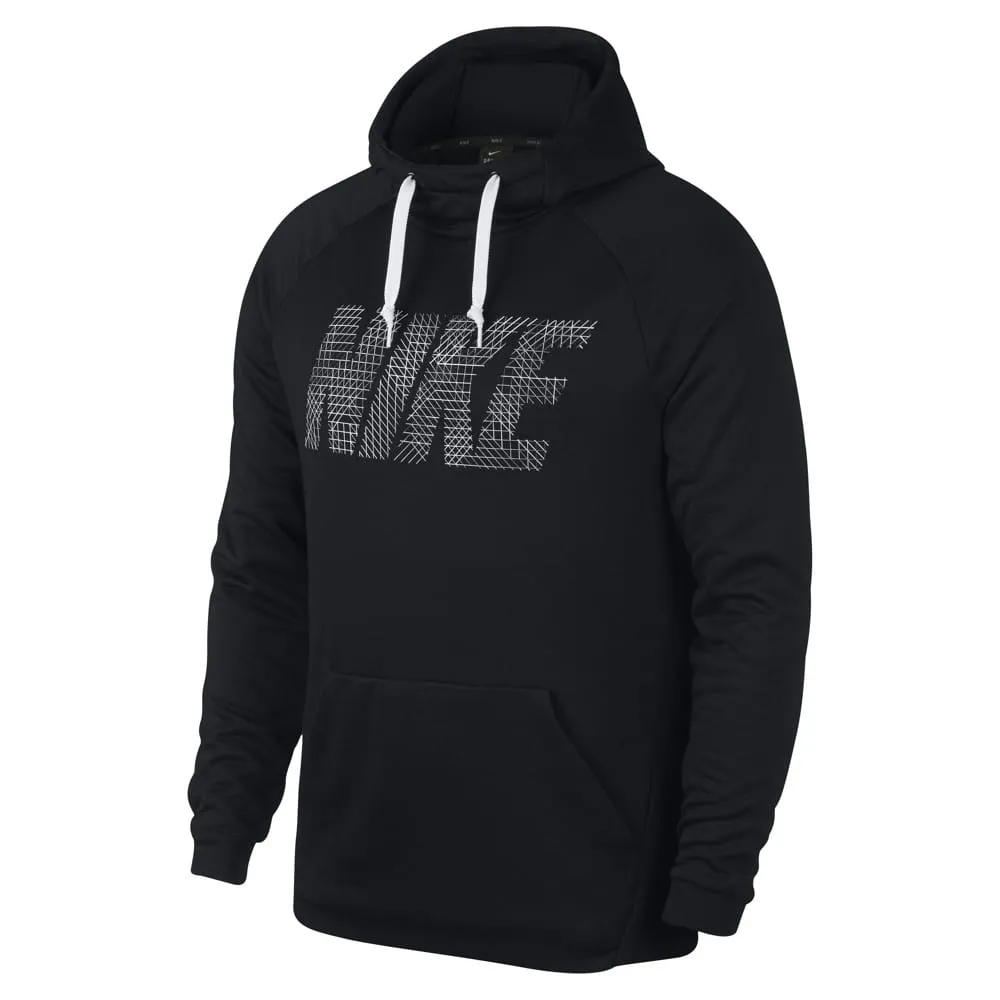 Nike Dry Lightweight Black/White Pullover Men's Training Hoodie