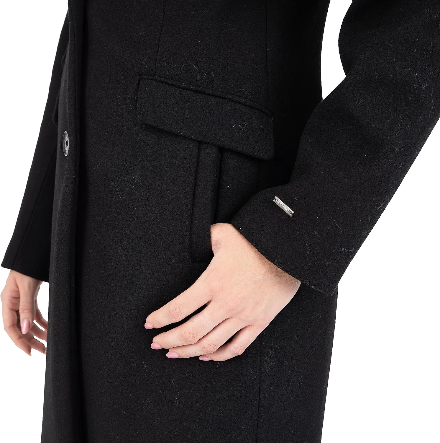 Nine West Womens Single Breasted Coat
