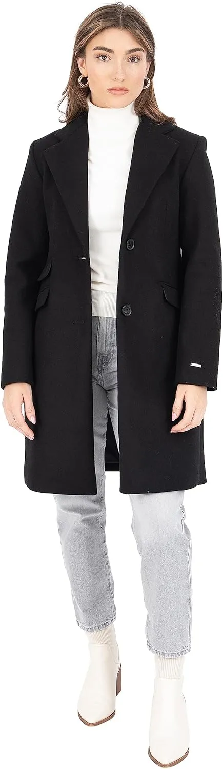 Nine West Womens Single Breasted Coat