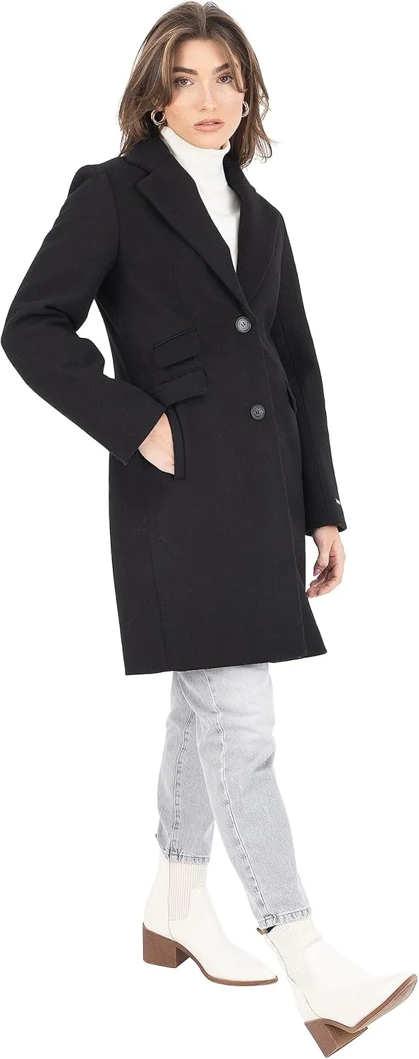 Nine West Womens Single Breasted Coat