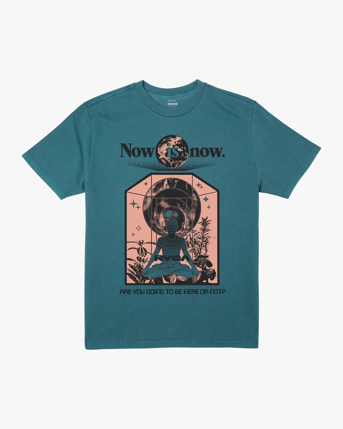Now Is Now Tee - Emerald Green