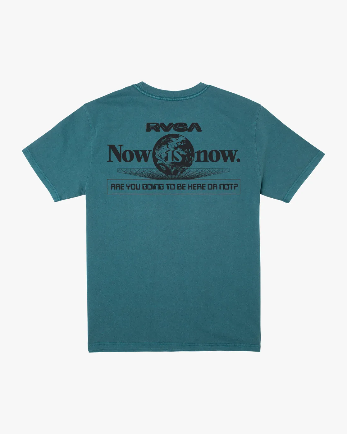 Now Is Now Tee - Emerald Green