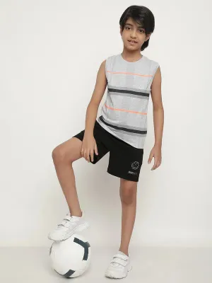 Octave Boys Striped Cotton T-Shirt