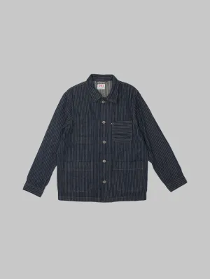 ONI Denim 03501-HJS Drop-Needle Stitching Jacquard Striped Coverall