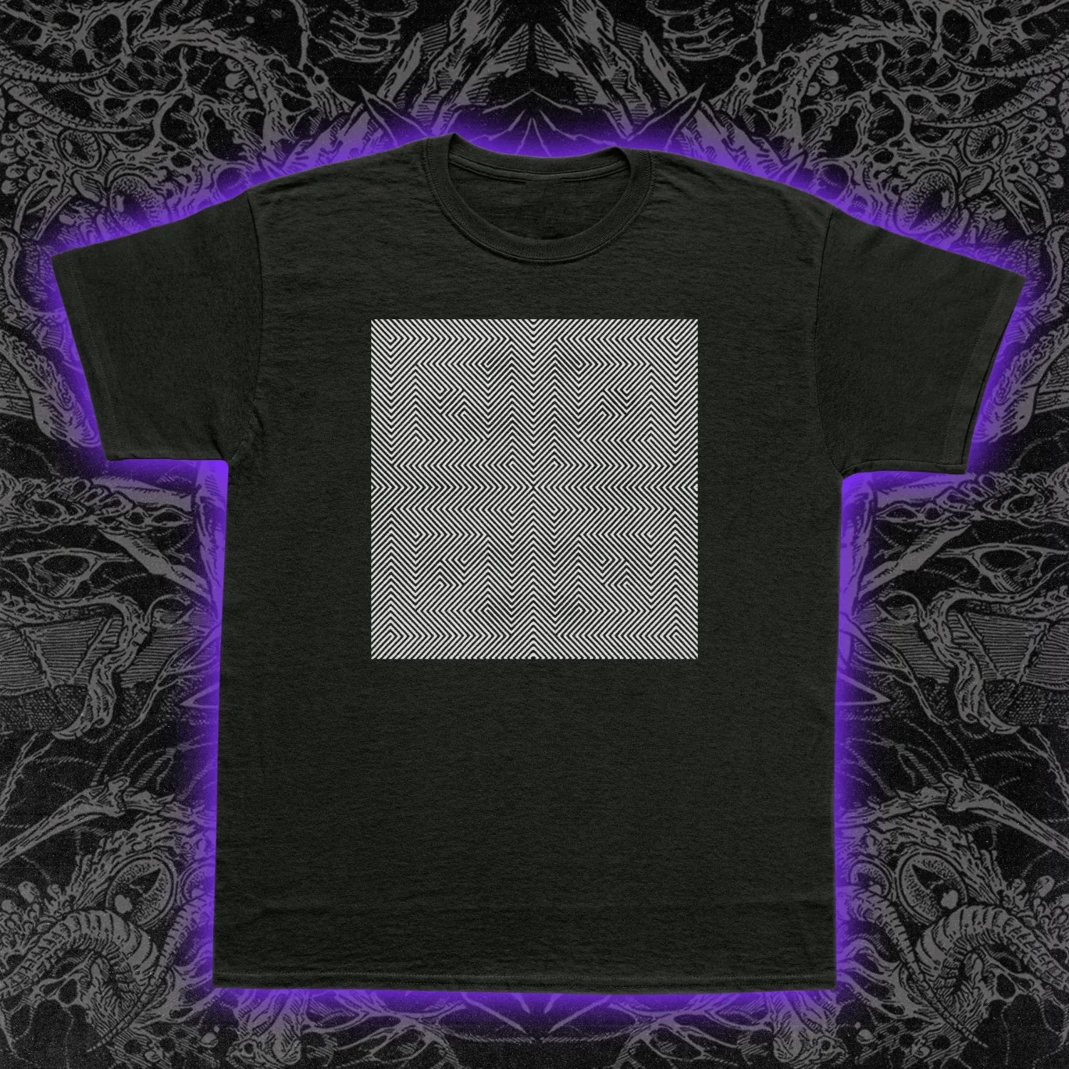 Optical Illusion Slim Fit Tee