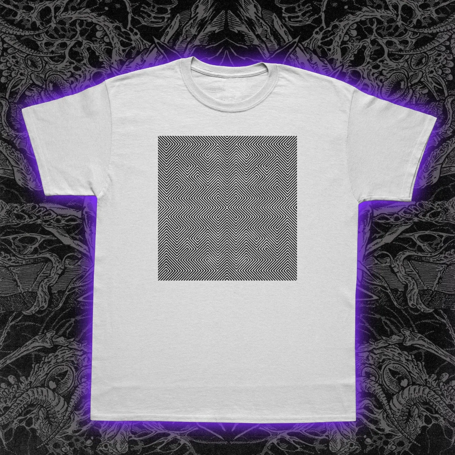 Optical Illusion Slim Fit Tee