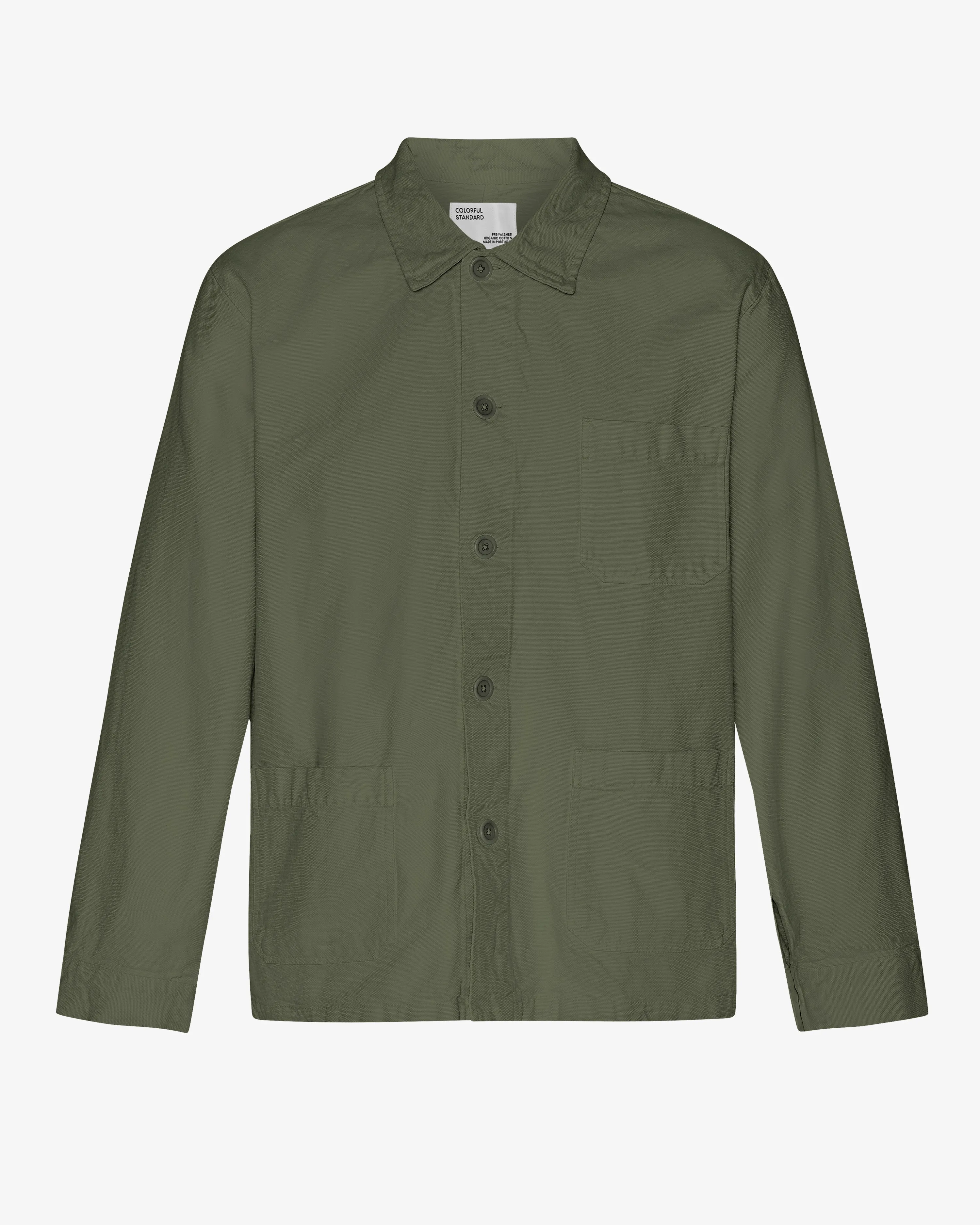 Organic Workwear Jacket - Dusty Olive