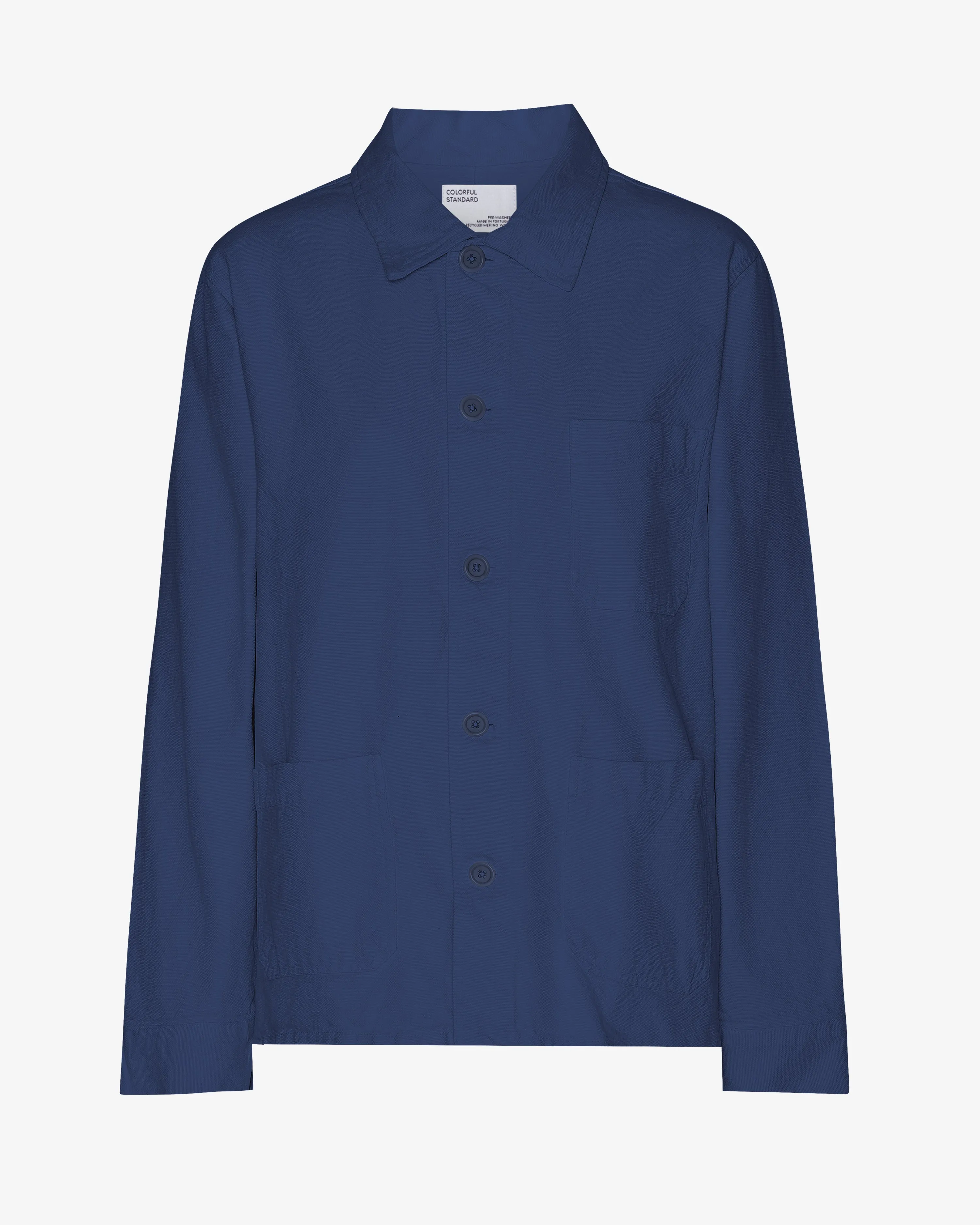 Organic Workwear Jacket - Marine Blue