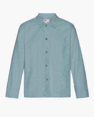 Organic Workwear Jacket - Stone Blue