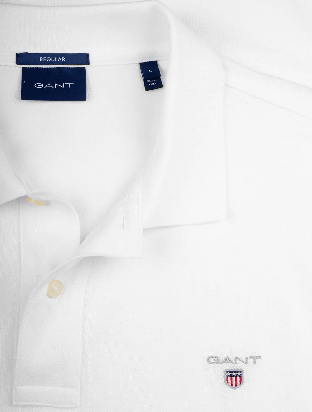 Original Long Sleeve Polo Shirt White