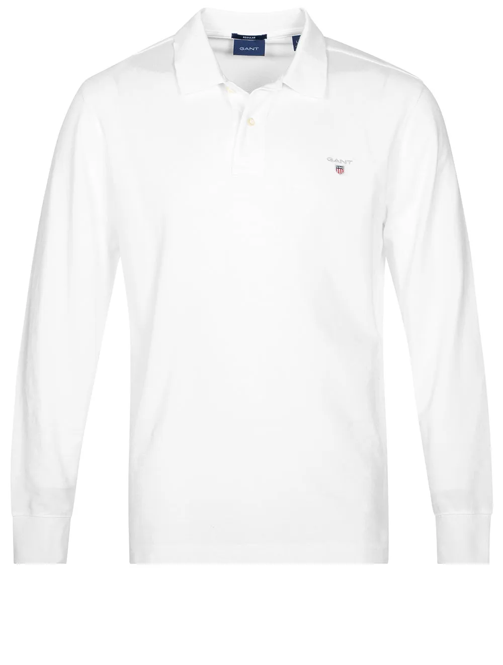 Original Long Sleeve Polo Shirt White