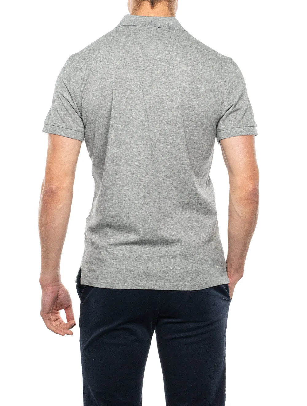 Original Piqué Polo Shirt Grey Melange