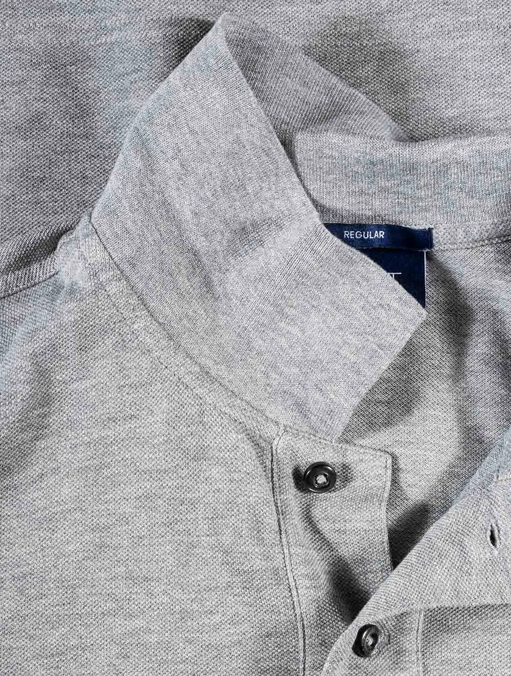 Original Piqué Polo Shirt Grey Melange
