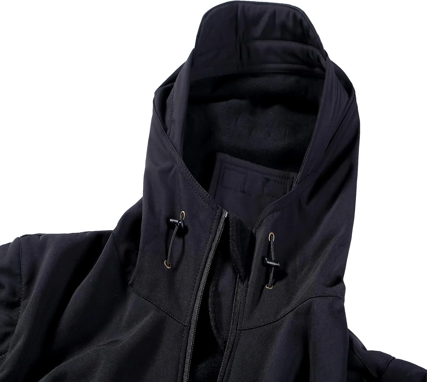 Outdoor Jacket For Men Waterproof Windresistant Fleece Lined Shark Skin Soft Shell Multi-Pocket Coat Quick-Drying Top