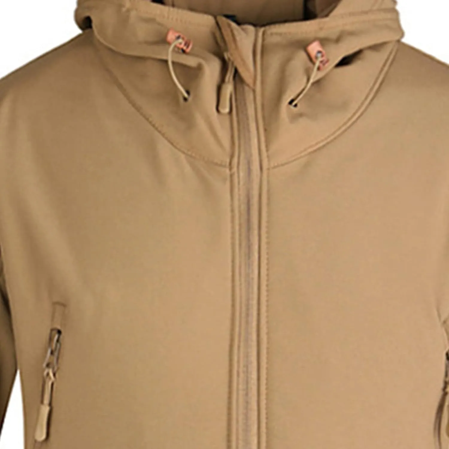 Outdoor Jacket For Men Waterproof Windresistant Fleece Lined Shark Skin Soft Shell Multi-Pocket Coat Quick-Drying Top