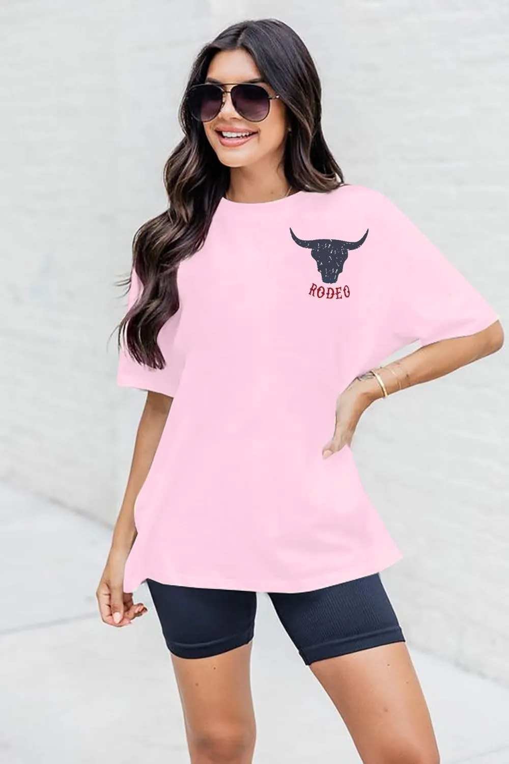 Oversized Cowboy Country Shirt Women: Cowgirl Country Music Shirt Rodeo Graphic Tee Casual Loose Western Top