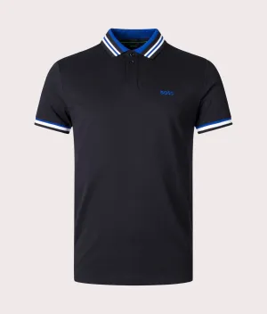 Paddy 2 Ribbed Striped Trims Polo Shirt
