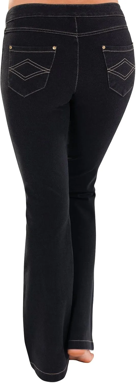 PajamaJeans Womens Stretch Jeans Flared Bootcut - Jeans for Women