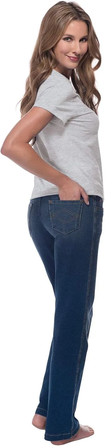 PajamaJeans Womens Stretch Jeans Flared Bootcut - Jeans for Women