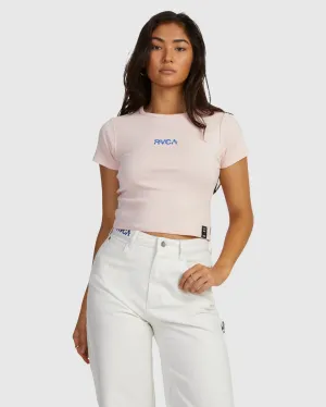Paradise Baby Tee Knit - Blush
