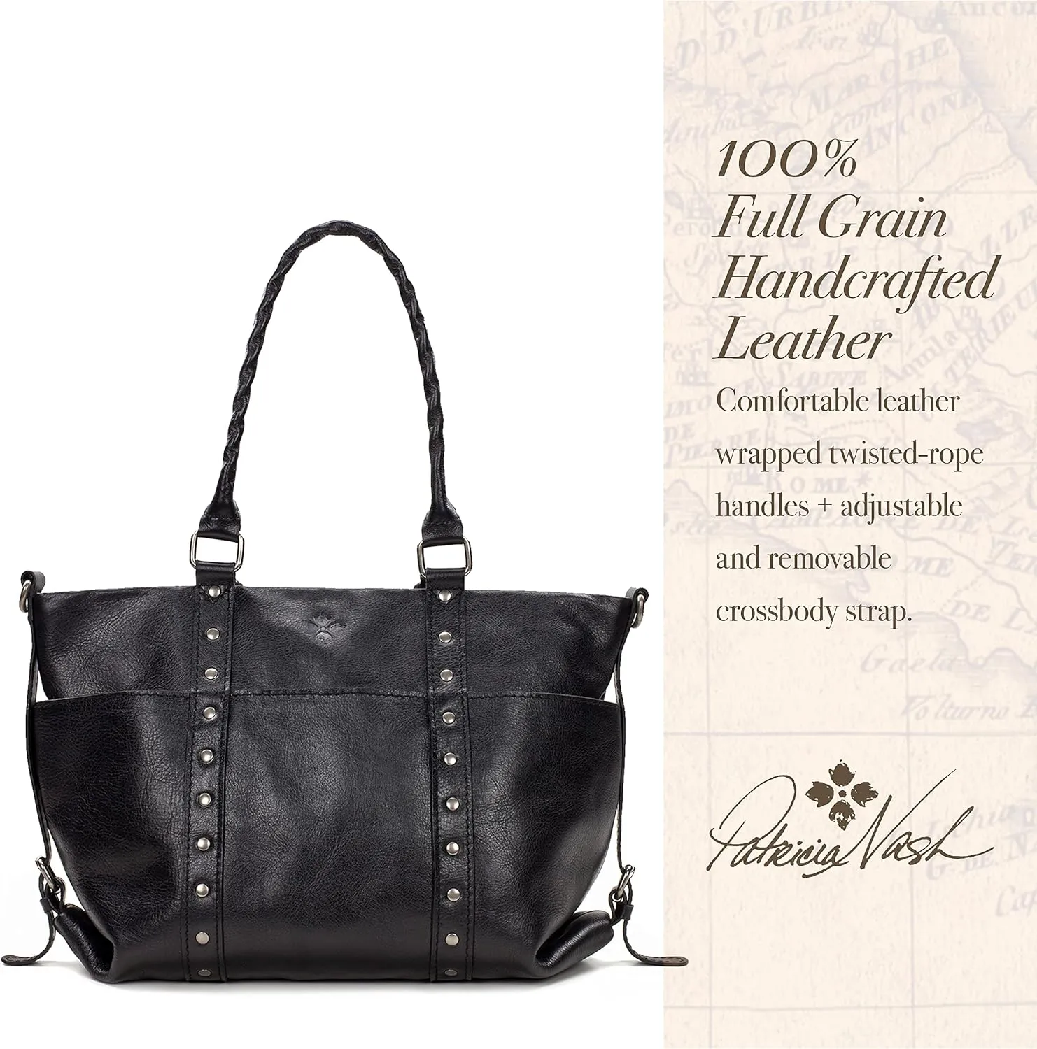 Patricia Nash Carducci Tote Purse for Women - Make a Statement with this Leather Tote Bag for Women, Spacious Tote Bag