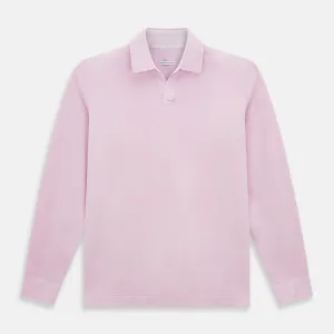 Pink Rugby Polo Shirt