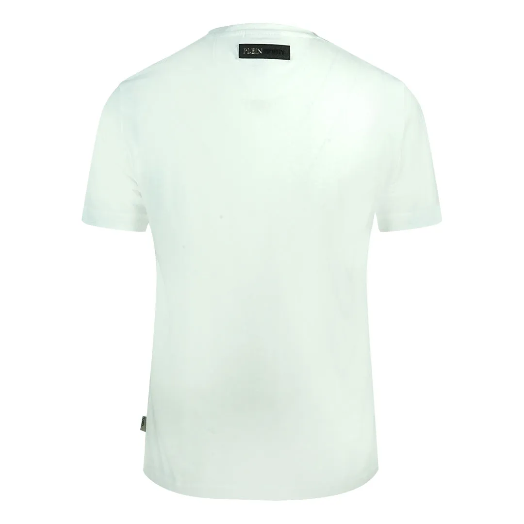 Plein Sport Bold Split Logo White T Shirt