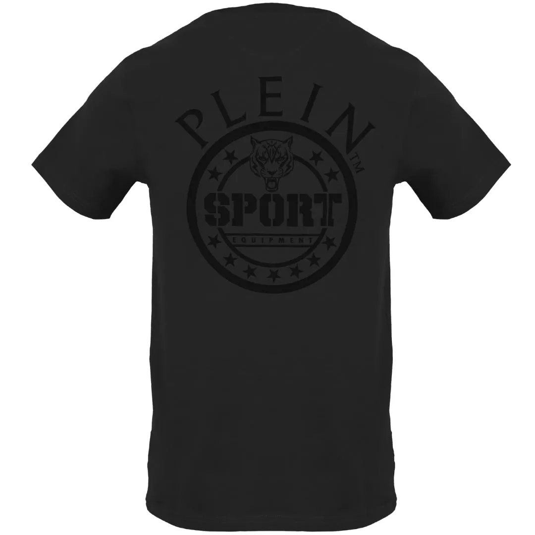 Plein Sport Circle Logo On Back Black T Shirt