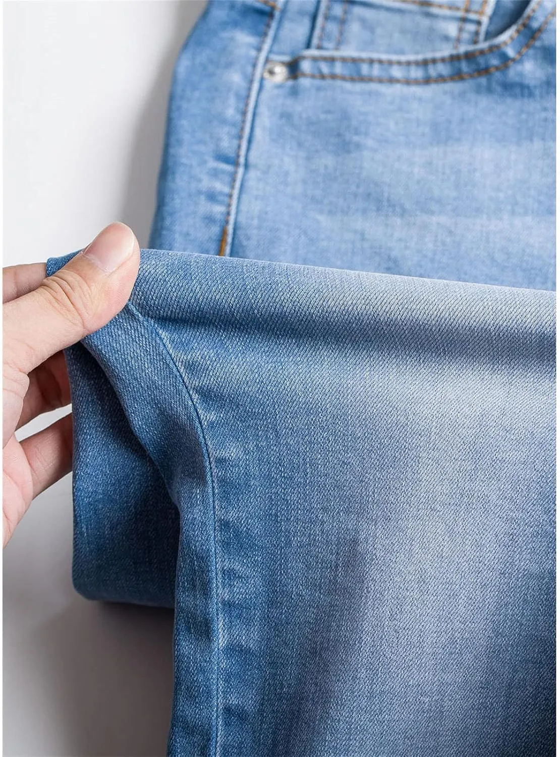 Plus Size Women's Skinny Jeans High Rise Stretch Pencil Jeans Mom Jeans Full Length Wash Jeans