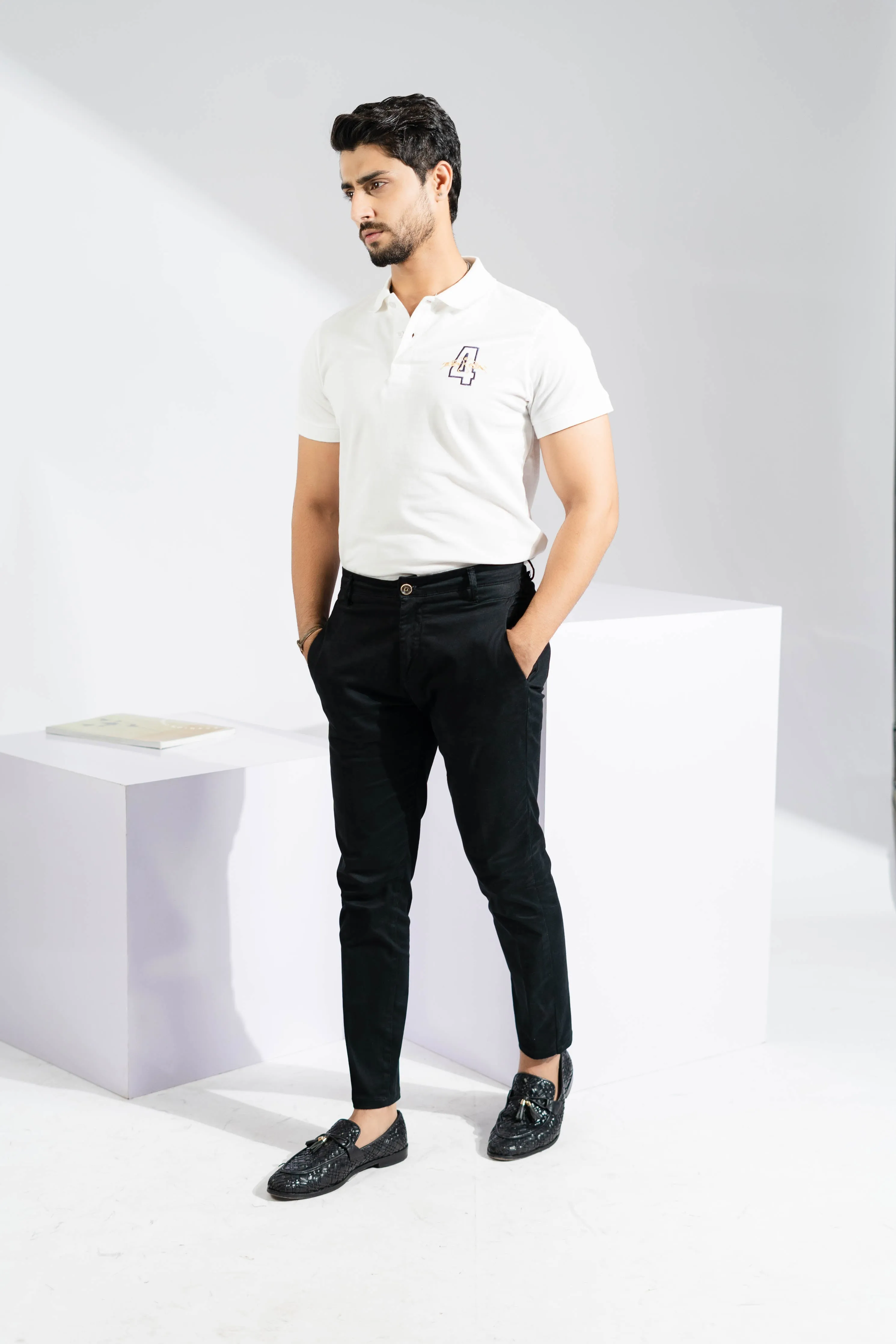 Polo Republica Men's Double Pony & 4 Embroidered Polo Shirt