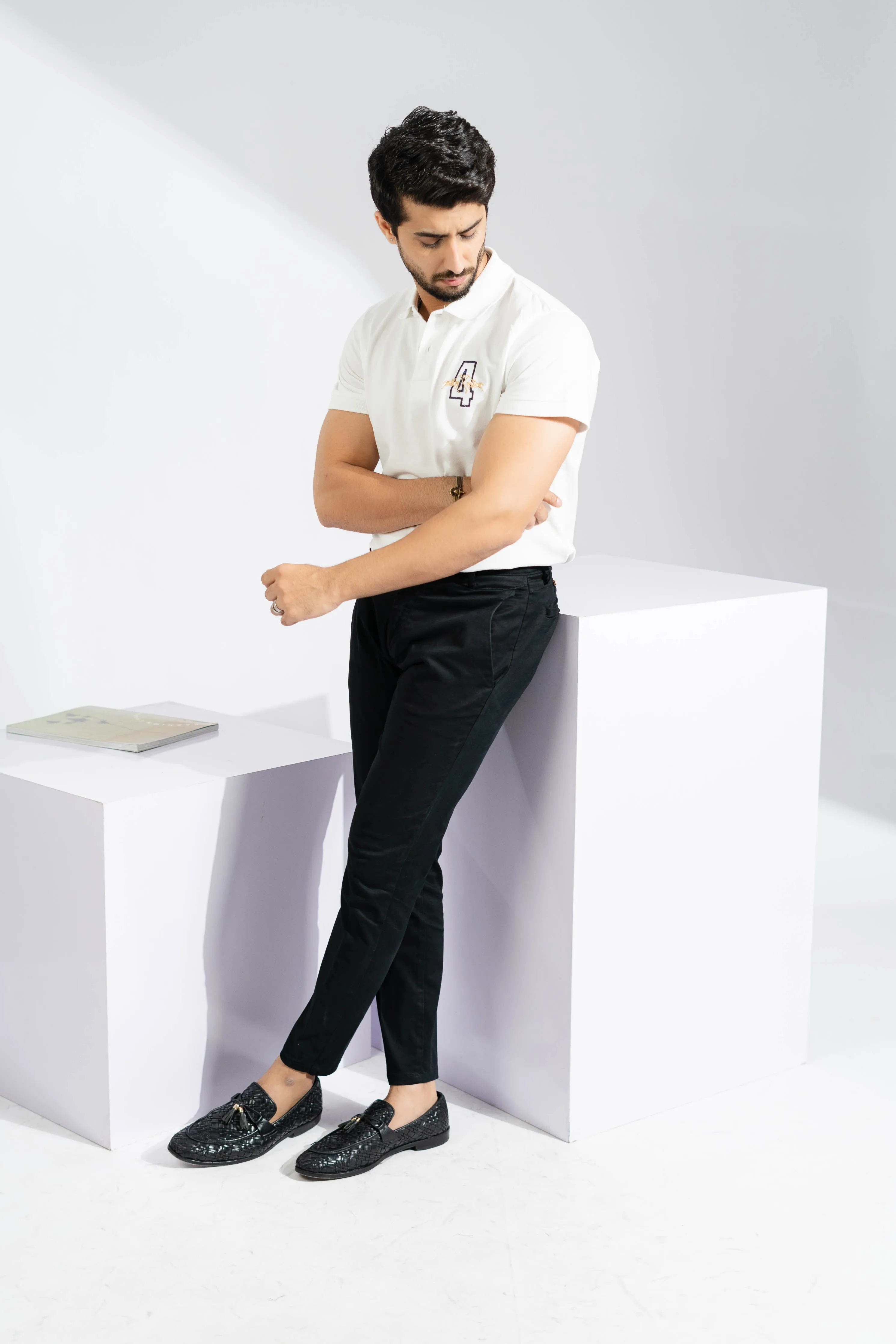 Polo Republica Men's Double Pony & 4 Embroidered Polo Shirt