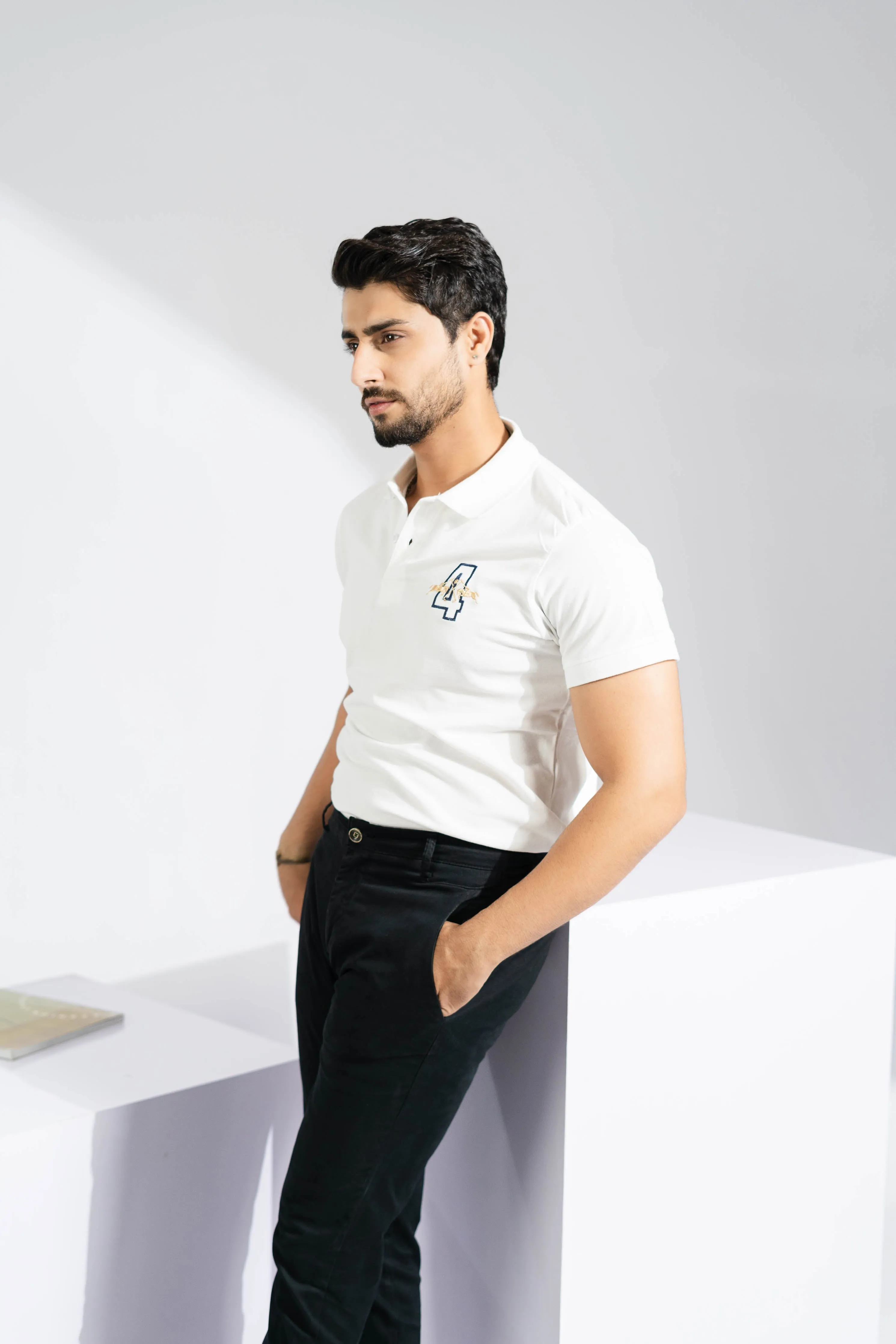 Polo Republica Men's Double Pony & 4 Embroidered Polo Shirt