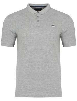 Polo Shirt in Grey Marl - Le Shark