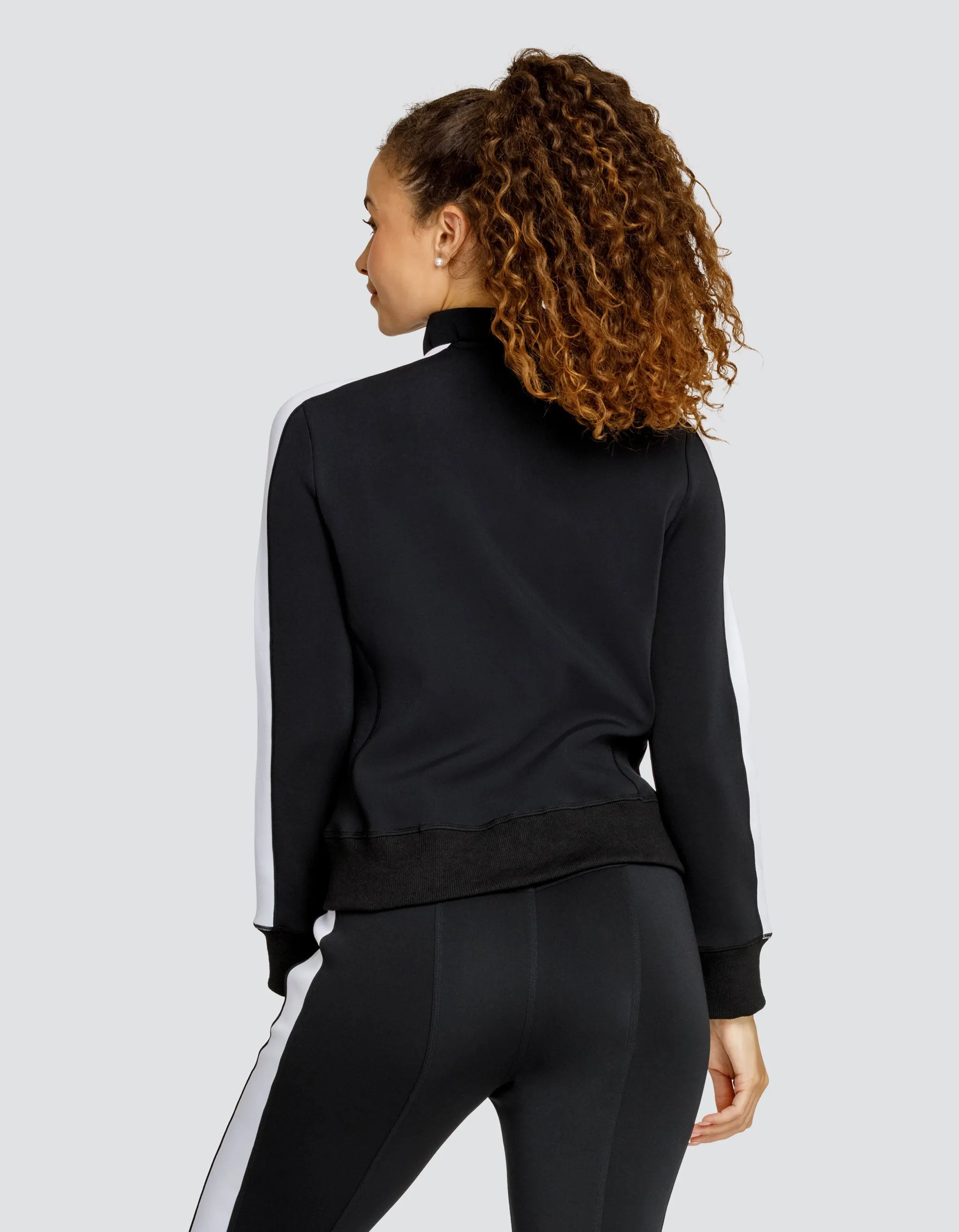 POPPI ZIP FRONT JACKET - ONYX BLACK