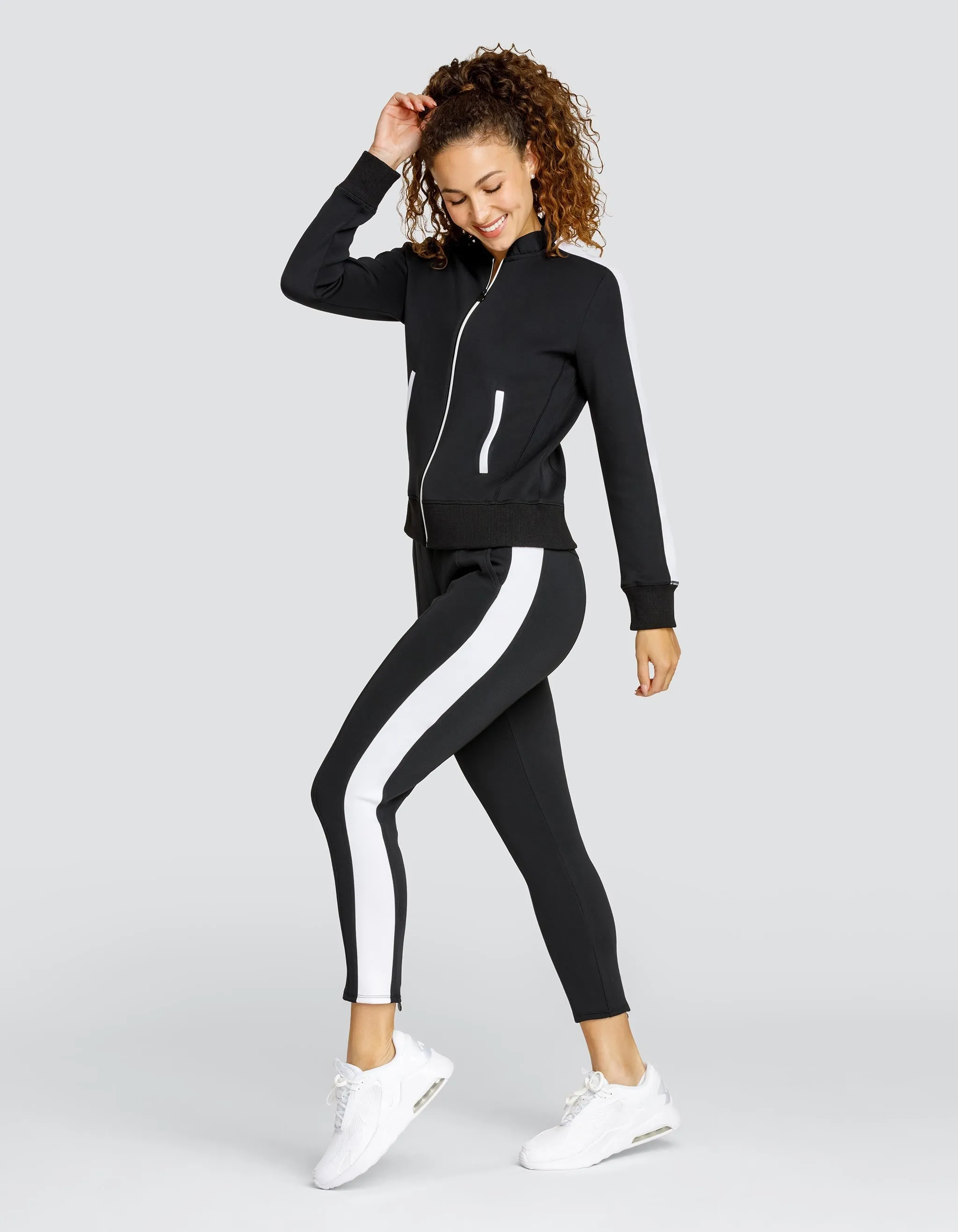 POPPI ZIP FRONT JACKET - ONYX BLACK
