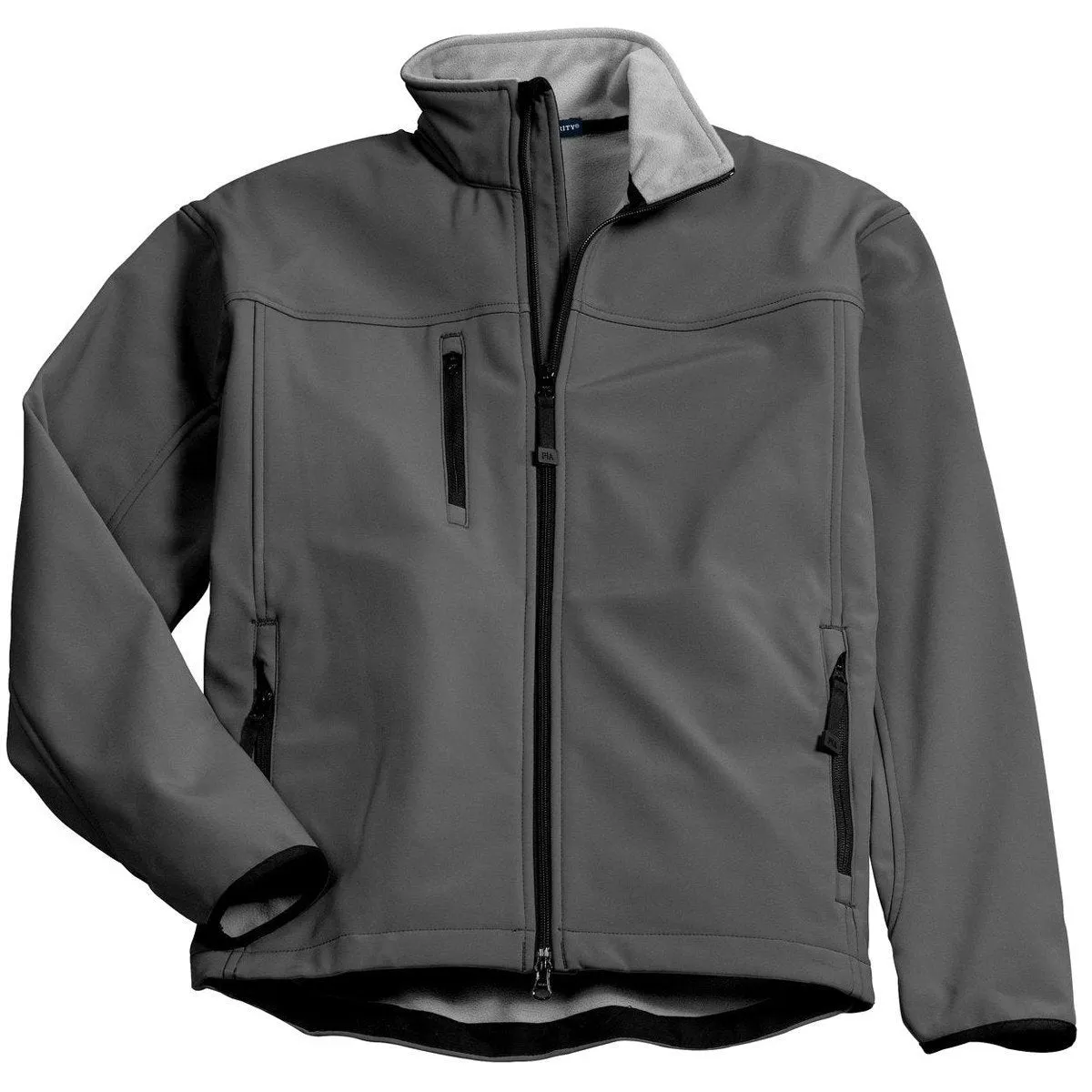 Port Authority Men's Smoke Grey/Chrome Glacier Softshell Jacket